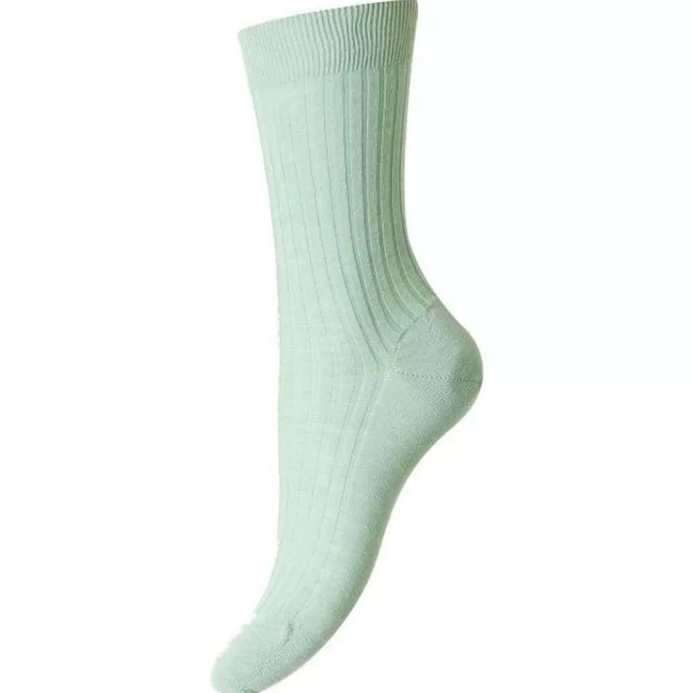 Pantherella Women's Socks^Blue Rose Merino Wool Socks