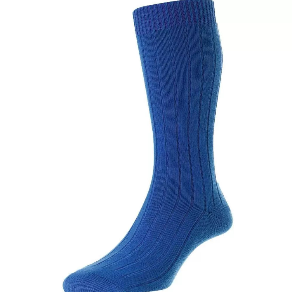 Pantherella Men's Socks^Bronze Seaford Organic Cotton Socks