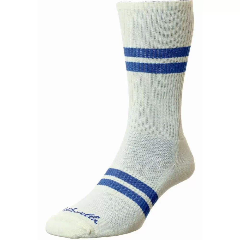 Pantherella Men's Socks^Cream Spirit Egyptian Cotton Sports Socks