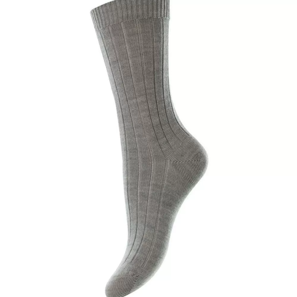 Pantherella Women's Socks^Grey Rachel Merino Wool Socks