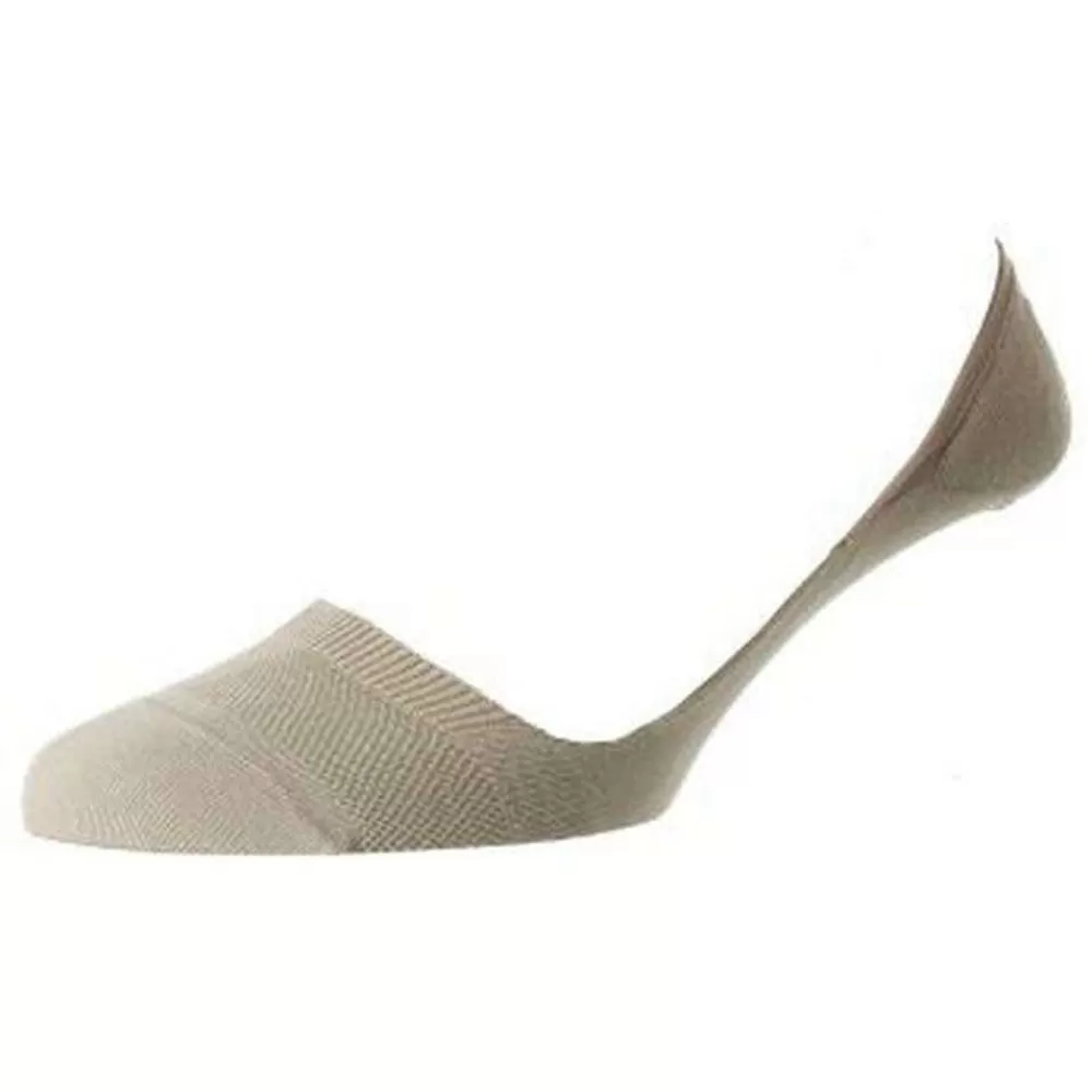Pantherella Women's Socks^Khaki Monaco Low Cut Invisible Socks