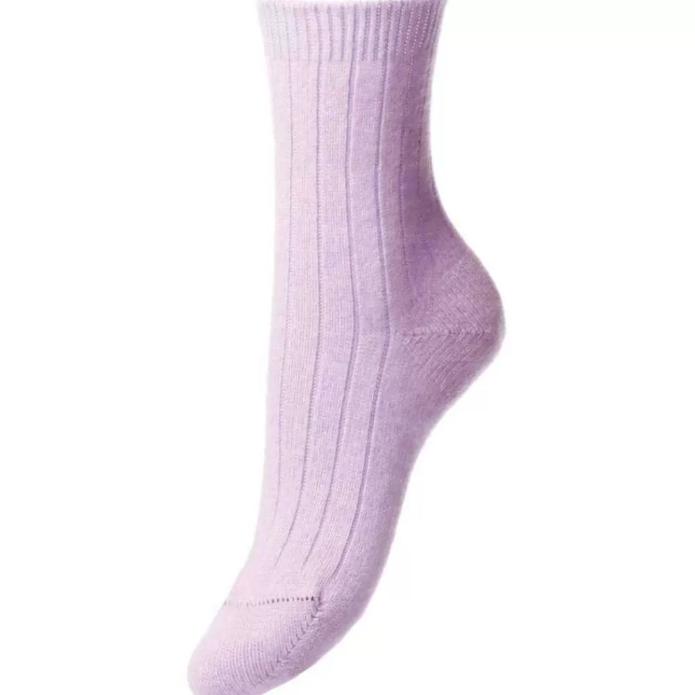 Pantherella Women's Socks^Lilac Tabitha Cashmere Socks