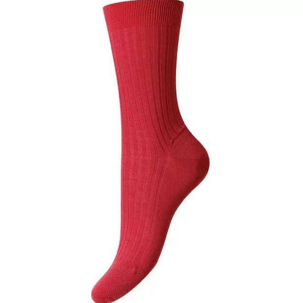 Pantherella Women's Socks^Red Rose Merino Wool Socks