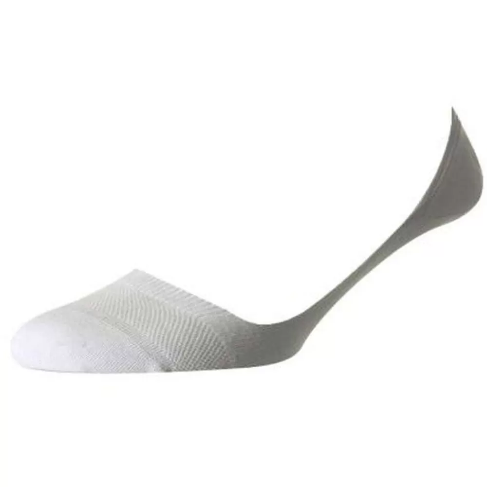 Pantherella Women's Socks^White Monaco Low Cut Invisible Socks